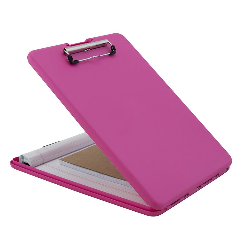 Saunders Pink SlimMate Plastic Storage Clipboard with Low Profile Clip - Portable Mobile Organizer for Home, Office, and Business Use (00835) - Image 5